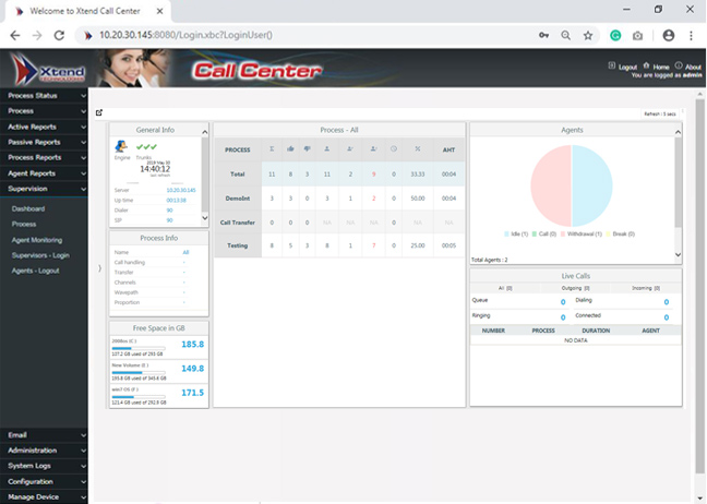 Click to enlarge : Dashboard