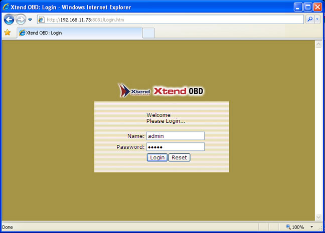 Login Page