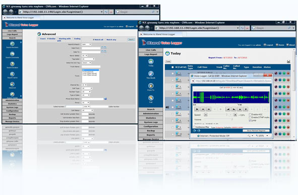 Xtend Voice Logger : Screenshot